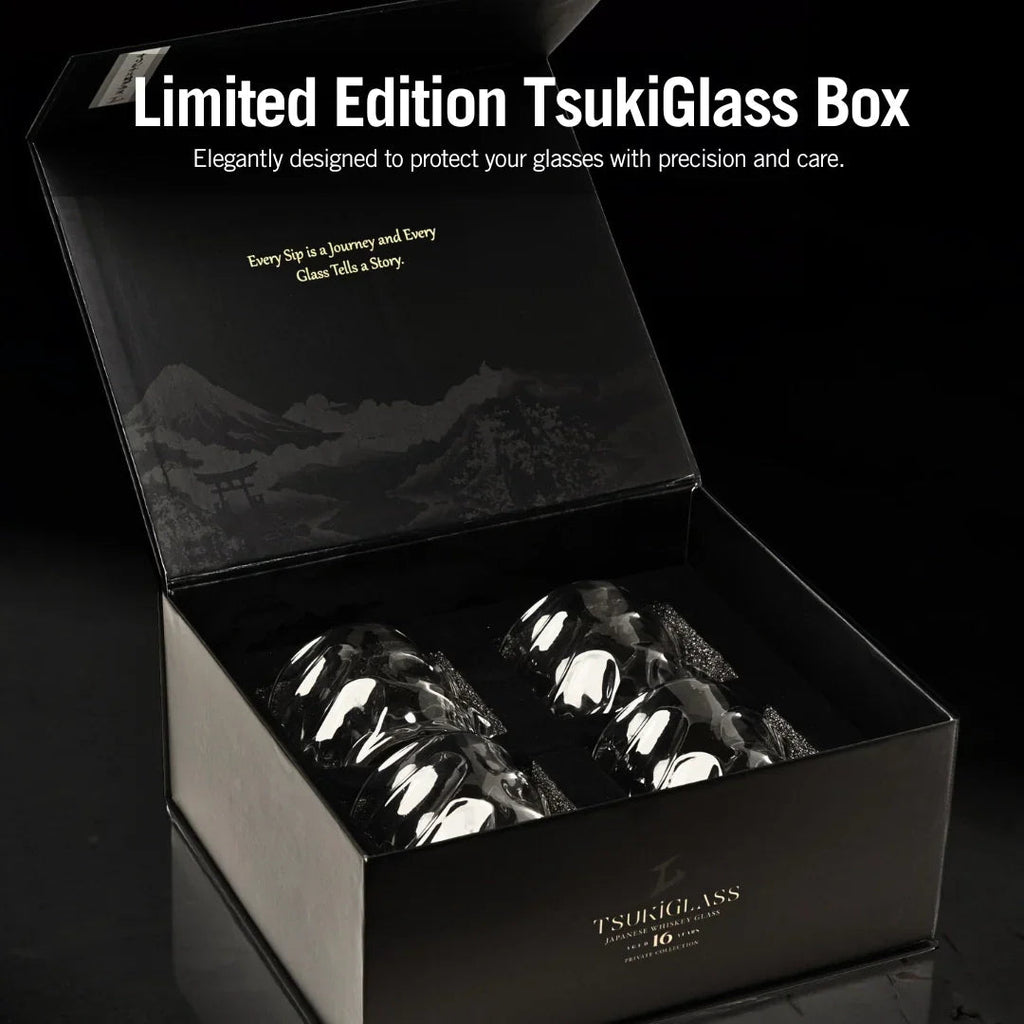 Whiskyglas aus Kristallglas mit Wellenrelief und glatter Innenseite - Ansicht 7